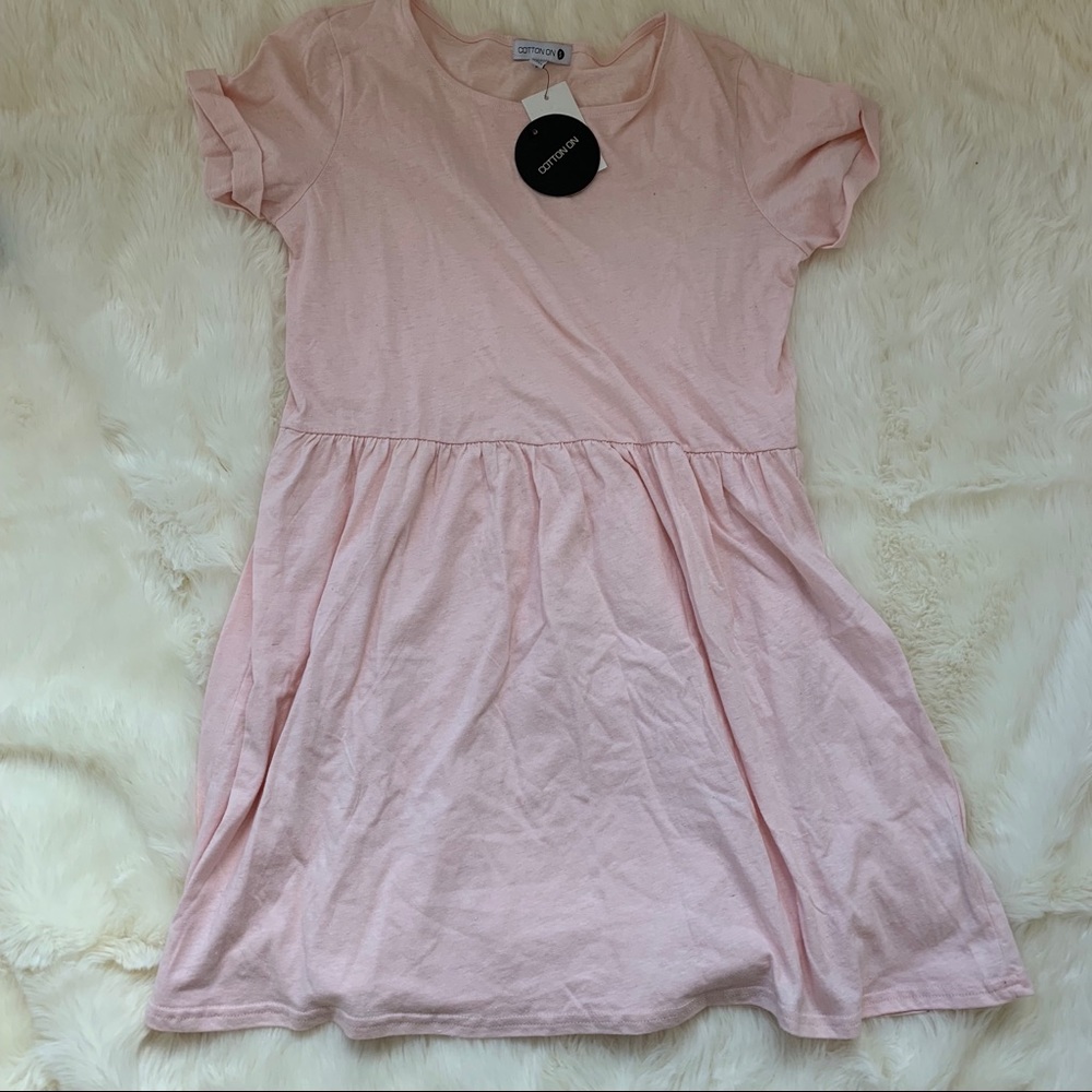 Cotton On pink dress new size small